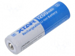 Re-battery: Li-Ion | 14500 | 3.6V | 1200mAh | &Oslash;14.3x50.5mm | 2.8A