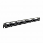 SecurityNET Patch paneel Cat5e UTP 24-Port RJ-45 19" 1U Must CCAS-PA5E-24UTP
