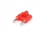 DUAL BANANA PLUG - RED