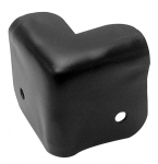 SPEAKER CABINET CORNER, BLACK METAL, 38 x 38mm x 90&deg; - 8pcs