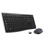 Computer keyboard Logitech  MK270 Wireless Keyboard and Mouse Combo, Black