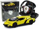 M&auml;nguala | PC | Konsoolid | Tarvikud // Raadio teel juhitavad m&auml;nguasjad ja tarvikud // Auto Zdalnie Sterowane Lamborghini Veneno Ż&oacute;łte 2,4 G Pilot Kierownica Dźwięk Światła