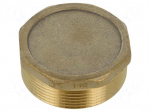 Splice terminal: plug | hexagonal | brass CW617N | BR