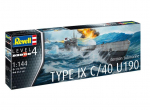 M&auml;nguala | PC | Konsoolid | Tarvikud // Harivad m&auml;nguasjad | Interaktiivsed | Loomingulised | Kunstilised // Model plastikowy german submarine t.ix c/40 1/144