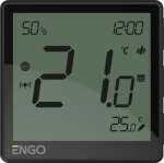 Smart Thermostat EOne ZigBee 230V, Black, ENGO