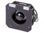 Fan: EC | radial | 230VAC | 225x225x85mm | 773m3/h | ball | 3268rpm | IP54