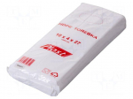 Plastic bag | L: 270mm | Width: 100mm | Thick: 6um | HDPE | transparent