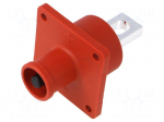 Connector: DC supply | socket | ES-250A | 250A | 1.5kV | PIN: 1 | IP67