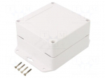 Enclosure: multipurpose | X: 105mm | Y: 105mm | Z: 60mm | ZP | ASA | white