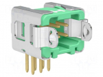 Connector: wire-wire/PCB | socket | male | PIN: 6 | Gecko | 2A | 450V | THT