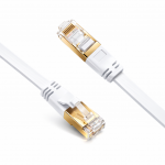 CAT7 LAN lameekraanitud S/STP &uuml;henduskaabel (patch cord), 10Gbps, 600MHz, 3m, valge