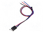 Microswitch SNAP ACTION | 0.1A/30VDC | SPDT | Rcont max: 140m&Omega; | D2JW