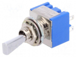 Switch: toggle | Pos: 2 | DPDT | ON-ON | 6A/125VAC | Leads: for soldering