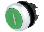 Switch: push-button | Stabl.pos: 2 | 22mm | green | Illumin: none | IP67
