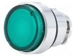 Switch: push-button | Stabl.pos: 1 | 22mm | green | Illumin: ZBV6 | IP66