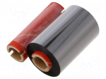 Tape staining | 57mm | 74mm | black | thermal transfer | Smart Printer