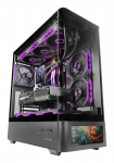 Mars Gaming MCLCDPRO computer case Midi Tower Black