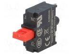 Contact block | 22mm | 3SU1.5 | -25&divide;70&deg;C | Leads: for PCB | Contacts: NC