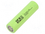 Re-battery: Li-Ion | 18650,MR18650 | 3.6V | 2900mAh | &Oslash;18.25x64.95mm