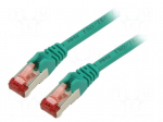 Patch cord | S/FTP | Cat 6 | RJ45 plug,both sides | stranded | Cu | 1m
