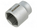 Socket: 6-angles | socket spanner | HEX 19mm | 3/8"