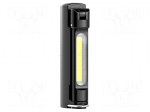 Torch: workshop | IP54 | 220lm,500lm | 10h | black | 143mm | 6000-7500K