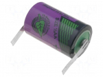 Battery: lithium (LTC) | 3.6V | 1/2AA | soldering lugs | &Oslash;14.7x25.2mm