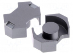 Core: ferrite | PM | Mat: N87 | 7400nH | 140g | 31000mm3 | 370mm2 | Pcs: 2