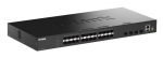 D-Link 28-Port Gigabit SFP Stackable Smart Managed Switch with 4 x 10G SFP+ Ports