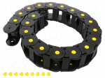 Cable chain | MEDIUM | Bend.rad: 125mm | L: 1000mm | Int.height: 35mm