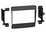 Radio frame | Porsche | 2 DIN | black