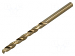 Drill set | for metal | &Oslash;: 5.5mm | L: 93mm | Working part len: 57mm