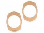 Spacer ring | MDF | 165mm | Chrysler | impregnated,varnished