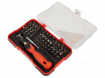 Tools set: screwdriver bits | plastic cassette | Holder: E6,3mm
