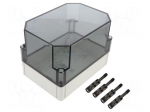 Enclosure: multipurpose | X: 130mm | Y: 180mm | Z: 137mm | TK PC | grey