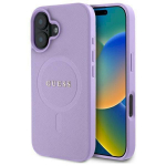 Guess GUHMP16SPSAHMCU Hardcase Saffiano MagSafe for iPhone 16 6.1" / purple