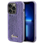 Guess GUHCP13XPSFDGSU Sequin Script Metal Hardcase for iPhone 13 Pro Max 6.7" / purple