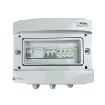 Switchgear attached AC hermetic IP65 EMITTER with surge arrester AC Noark type 2, 10A 3-F, RCD type A 40A/300mA