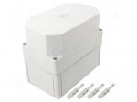 Enclosure: multipurpose | X: 110mm | Y: 180mm | Z: 165mm | TK PC | grey