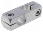 Mounting coupler | V: cross | D: 16mm | W: 20mm | H: 20mm | L: 59mm