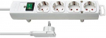 Brennenstuhl Comfort Line + 4x plug white