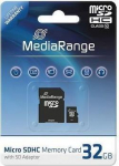 Mediarange 32 GB microSD, memory card&nbsp;(black, Class 10)