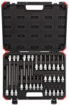 GEDORE Red screwdriver socket set, 1/2 (black/red, 32 pieces, TORX, in case) 3301577