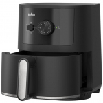 Braun Houshold hot air fryer MultiFry 3, HF 3000I (black (matt), 1,500 watts, basket 4.3 liters)