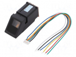 Sensor: fingerprint scanner | UART | 3.8&divide;7VDC | 54x20x20.5mm | 65mA