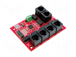 Switch PoE Ethernet | Number of ports: 6 | 10&divide;56VDC | W: 87mm | H: 19mm
