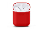 Back panel cover iLike Apple Silicon Airpods Protective Case Red