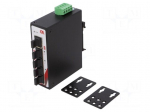 Industrial module: switch PoE Ethernet | unmanaged | 48&divide;55VDC