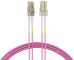 EFB LWL kaabel Duplex jumper LC-LC 50/125 OM4 20 meetrit LSZH halogeenivaba heather violet 2.0mm testitud m&otilde;&otilde;teprotokolliga