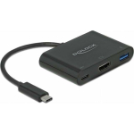 USB Type-C adapter USB > HDMI 4K 30Hz USB Type-A/C PD HUB Delock DELOCK
